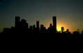 los angeles sunset 2 Vintage A4 Photo Print