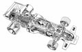 lotus 72 cutaway A4 Photo Print
