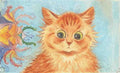 louis wain a curious cat Art A4 Photo Print