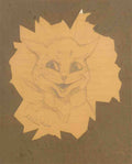 louis wain a grinning cat wearing a bow Art A4 Photo Print