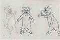 louis wain a happy greeting among cats Art A4 Photo Print