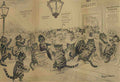 louis wain a rush for the gallery Art A4 Photo Print