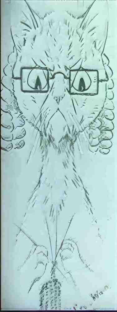 louis wain a stich in time Art A4 Photo Print