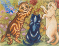louis wain berry picking Art A4 Photo Print