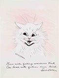 louis wain cat(3) Art A4 Photo Print