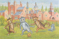 louis wain cats playing football Art A4 Photo Print
