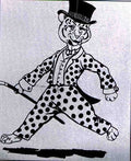 louis wain changing his spots Art A4 Photo Print