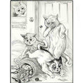 louis wain colonial produce Art A4 Photo Print