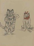 louis wain doctors dilemma Art A4 Photo Print