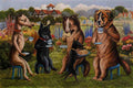 louis wain dogs tea party Art A4 Photo Print