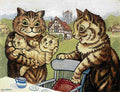 louis wain family matters Art A4 Photo Print