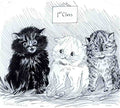 louis wain first class Art A4 Photo Print