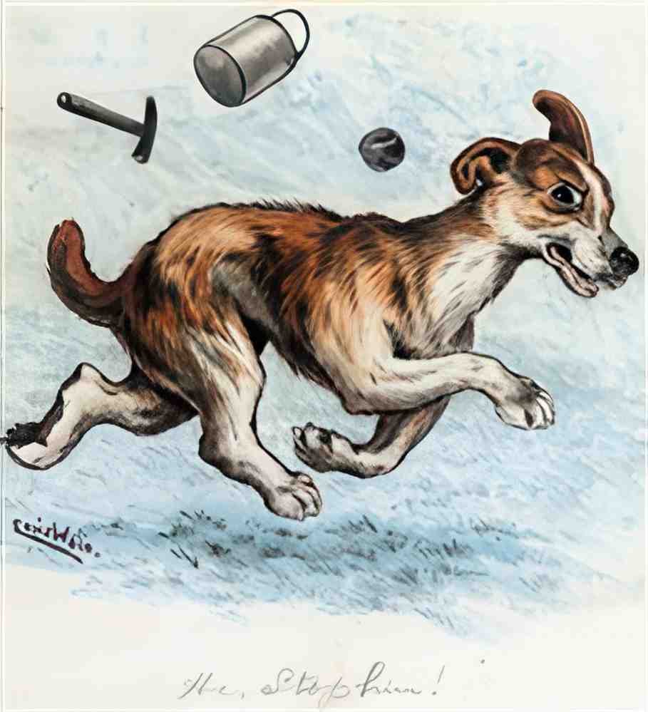 louis wain hey stop him! Art A4 Photo Print
