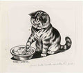louis wain how our cook made the pie Art A4 Photo Print