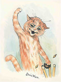 louis wain hows that umpire ! Art A4 Photo Print
