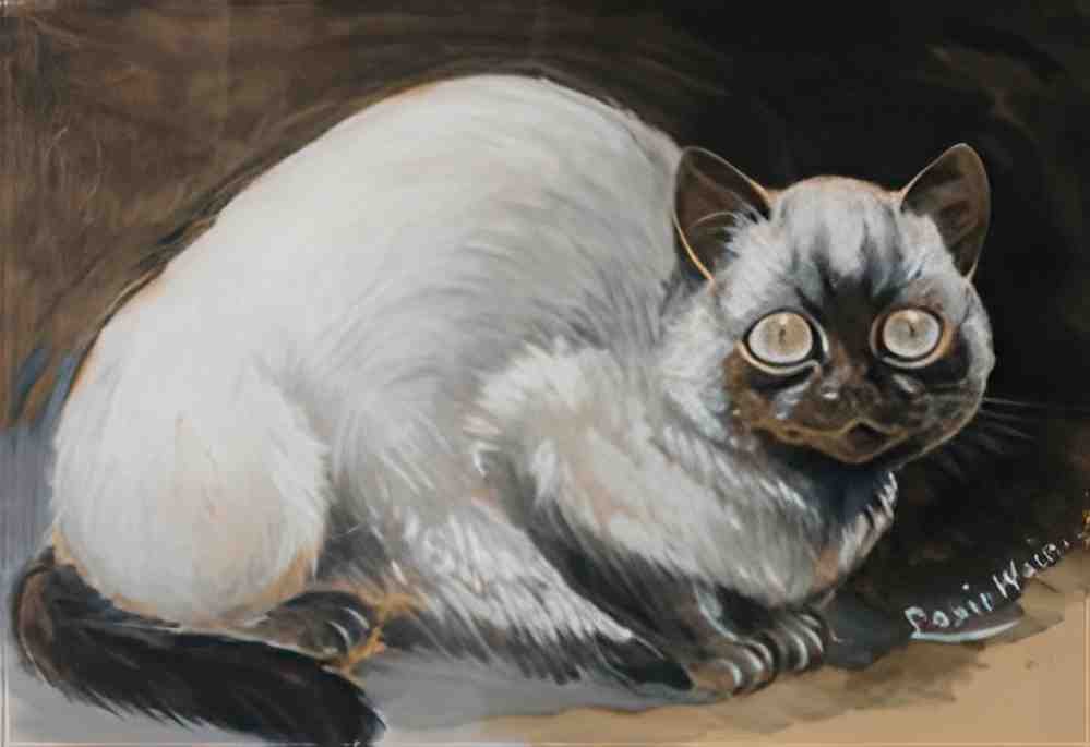 louis wain i am siamese if you please Art A4 Photo Print