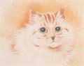 louis wain in the pink Art A4 Photo Print
