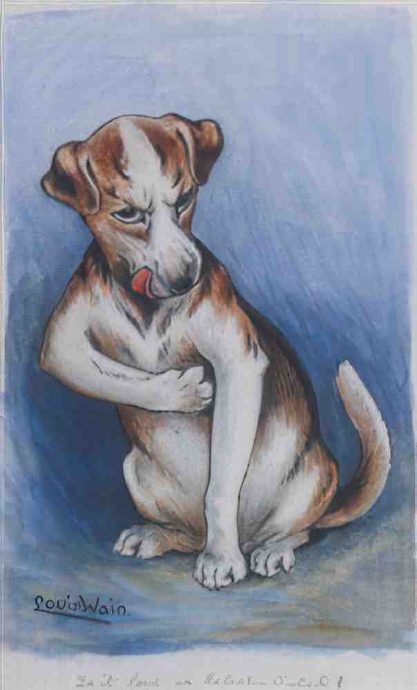 louis wain is it love or lobster salad Art A4 Photo Print