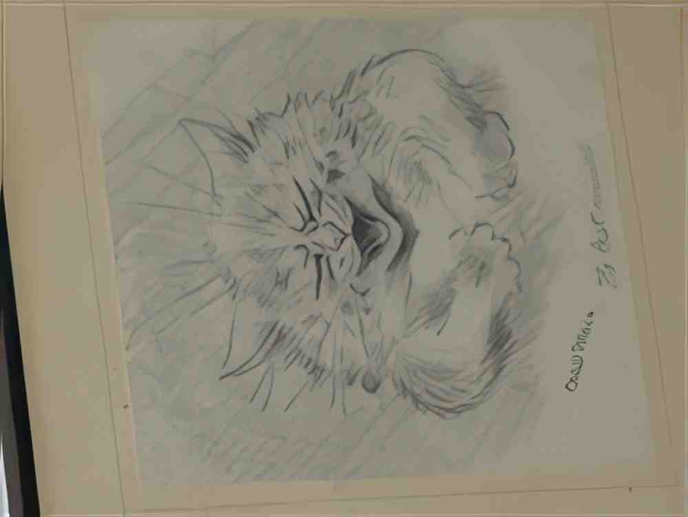 louis wain its that mouse Art A4 Photo Print