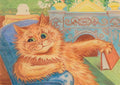 louis wain macatiavelli Art A4 Photo Print