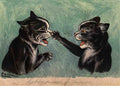 louis wain matrimonial differences Art A4 Photo Print