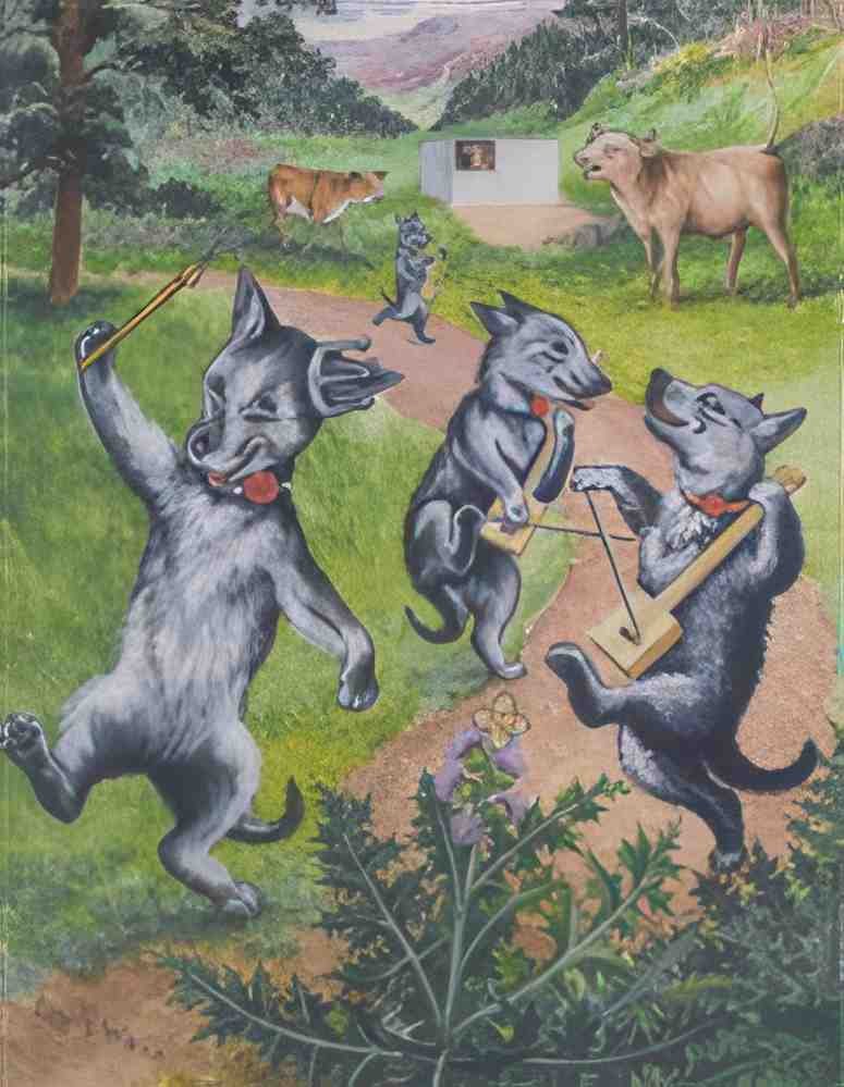 louis wain musical madness Art A4 Photo Print