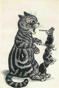 louis wain open wide Art A4 Photo Print