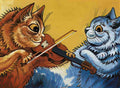 louis wain playtime Art A4 Photo Print