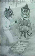 louis wain simple simon (2) Art A4 Photo Print
