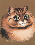 louis wain smiling cat Art A4 Photo Print