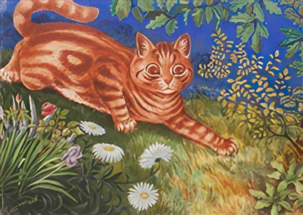 louis wain stalking Art A4 Photo Print