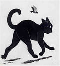 louis wain strutting tom cat Art A4 Photo Print
