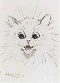 louis wain surprise!(1) Art A4 Photo Print