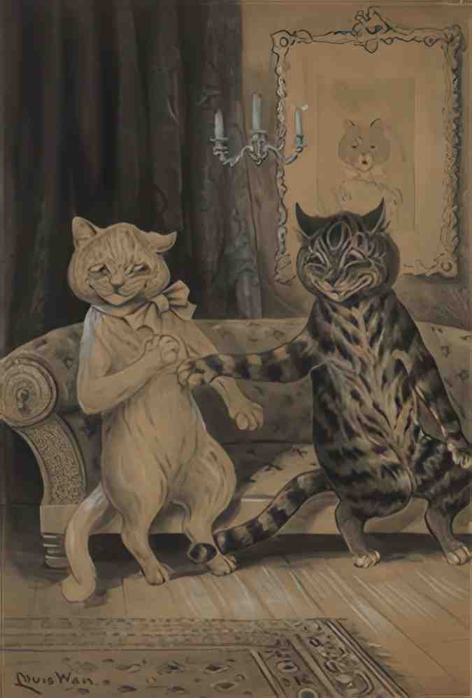 louis wain the advance Art A4 Photo Print