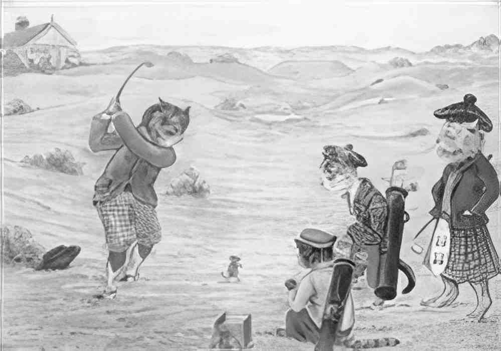 louis wain the drive Art A4 Photo Print