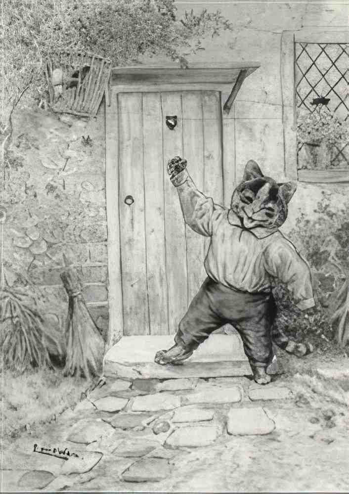 louis wain the house that jack built Art A4 Photo Print