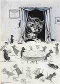 louis wain the mouse club rules Art A4 Photo Print