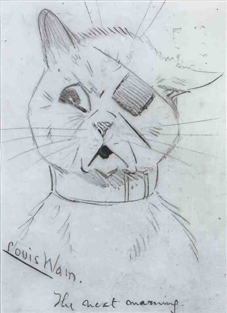 louis wain the next morning Art A4 Photo Print