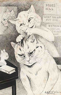 louis wain the phrenologist Art A4 Photo Print