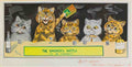 louis wain the smokers match Art A4 Photo Print