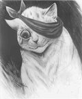 louis wain the tearful cat Art A4 Photo Print
