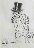 louis wain the telling off Art A4 Photo Print