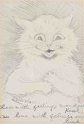 louis wain those with feelings  Art A4 Photo Print
