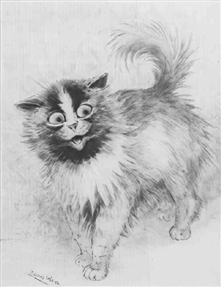 louis wain untitled(1) Art A4 Photo Print