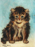 louis wain what a wonderful world this is! Art A4 Photo Print