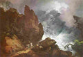 loutherbourg avalanche in the alps Art A4 Photo Print