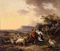 loutherbourg shepherd and shepherdess dancing Art A4 Photo Print