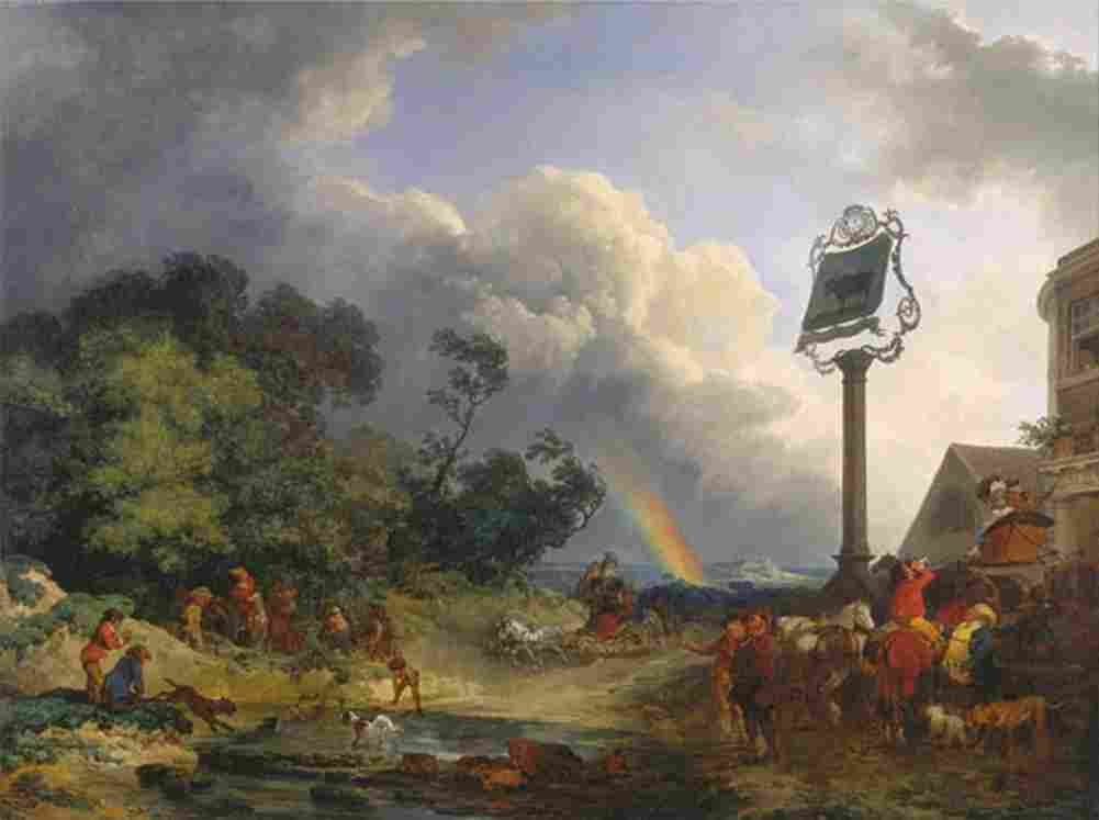 loutherbourg the rainbow Art A4 Photo Print