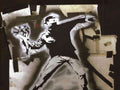 love is in the air stencil flower thrower plus A4 Photo Print