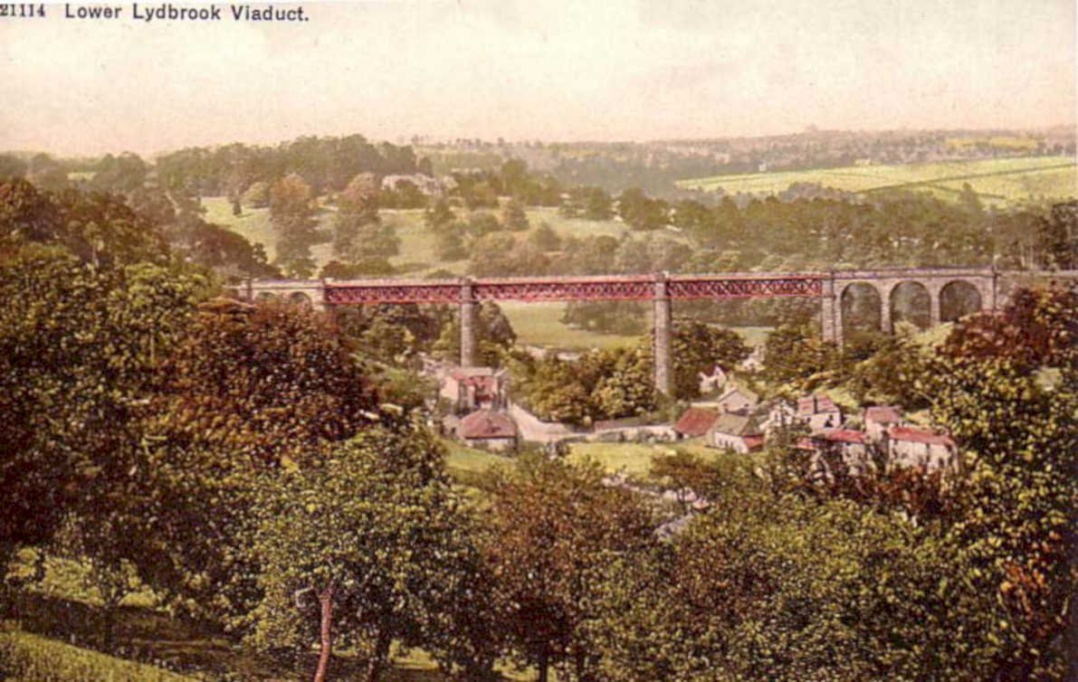 lower lydbrook viaductVintage 1880s 1900s A4 Photo Print